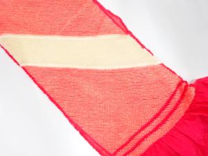 正絹　振袖用　絞り　帯揚げ